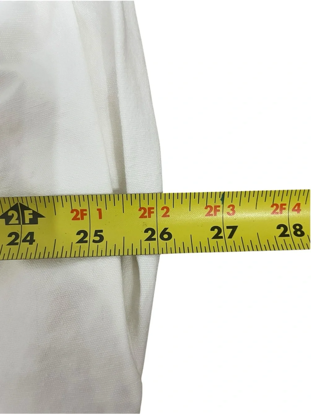 Away Luggage Authentic Medium White Cotton Suitcase Laundry Bag 20x25
